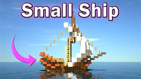 small ships minecraft